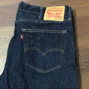Men Levi Blue Jeans 505